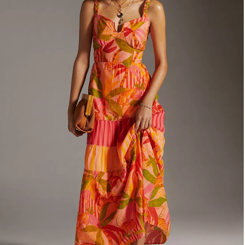 FARM Rio Multicolor Tropical Dress